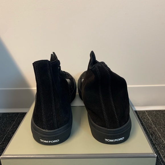 Men’s Tom Ford Suede High Top Sneakers, size 13 - Picture 4 of 6